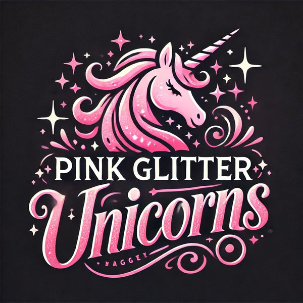 PINK GLITTER UNICORNS