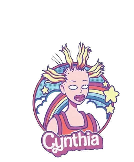 Cynthia Doll Retro Cartoon Sticker