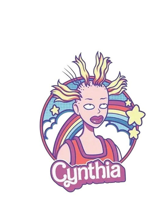 Cynthia Doll Retro Cartoon Sticker